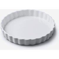WM Bartleet & Sons Porcelain Round Flan Dish 20cm in White