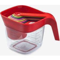 Zeal Stack & Store Measuring Jug & Spoon Set in Red