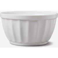 WM Bartleet & Sons Porcelain Large Fluted Bowl 1.2 litre in White
