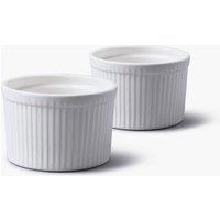 WM Bartleet & Sons Porcelain Deep Ramekin 10cm Set of 2 in White