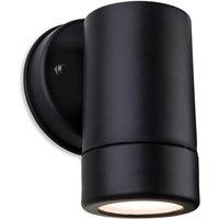 Netlighting Ravel 1 Light Single Outdoor Wall Light Black Resin IP44 GU10
