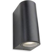 Netlighting Ace Outdoor Up Down Twin Light Graphite IP54 GU10 in Grey