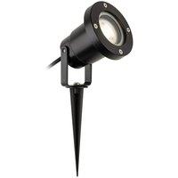 Netlighting Monza Outdoor Wall & Spike Light Black IP54. GU10