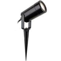 Netlighting Tulsa Outdoor Wall & Spike Light Black IP44 GU10