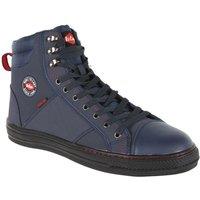 Lee Cooper Workwear Retro Baseball SB SRA Safety Ankle Boots in Navy | Size: 3