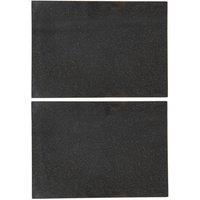 Creative Tops Naturals Pack Of 2 Granite Placemats in Black