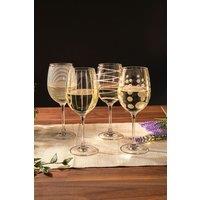 Mikasa Cheers White Wine Glasses Set of 4, 450ml Dishwasher Safe in Clear