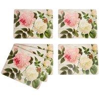 Creative Tops Rose Garden Pack Of 6 Premium Placemats