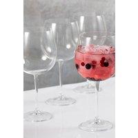 Mikasa Jules Set of 4 Crystal Gin Glasses, 665ml, Gift Boxed in Clear