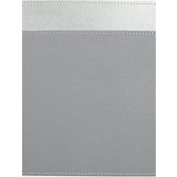 Creative Tops Premium Faux Leather Placemats, Pack of 4, Silver, 29x21.5cm in Silver | Size: 29x21.5 cm