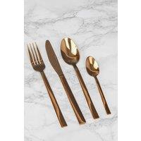 Mikasa Ciara Diseno Stainless Steel Copper Gift Boxed 16 Piece Cutlery Set