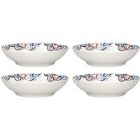 V & A Rococo Silk Set Of 4 Pasta Bowls in White