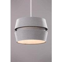 BHS Lighting Three Layer Easy Fit Light Shade in Grey