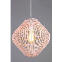 BHS Lighting Bobbin Easy Fit Light Shade in Pink