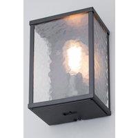 BHS Lighting Douglas Outdoor Wall Light in Black