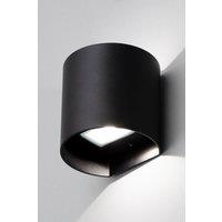 BHS Lighting Davis Up & Down Outdoor Wall Light in Black