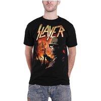 Slayer Burning Torch T-Shirt in Black | Size: XL