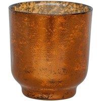 Ivyline Metallic Copper Glass Holder H19Cm W15.5Cm