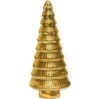Ivyline Juniper Gold Glass Tree | H31cm D14cm|2 other Colours & 2 Sizes Available | Hand finished | 2024 star performer in Metallic Gold