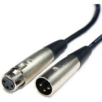 Loops 5x 3m 3 Pin XLR Male to Female Cable PRO Audio Microphone Speaker Mixer Lead