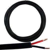 Loops 25m Outdoor Garden Speaker Wire Cable 1.5mm Stranded OFC Copper Flex Reel 100V