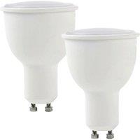 Loops 2x WiFi Colour Changing LED Light Bulb 4.5W GU10 Warm Cool White Dimmable Lamp