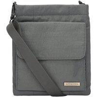 Smith and Canova Portrait Nylon Crossbody Bag in Dark Grey