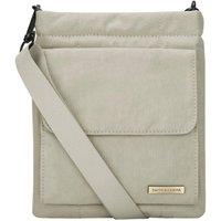 Smith and Canova Portrait Nylon Crossbody Bag in Stone