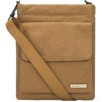 Smith and Canova Portrait Nylon Crossbody Bag in Tan