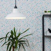 ValueLights Civic Pair of White Ceiling Pendant Shade