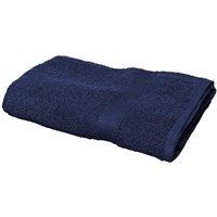 Towel City Luxury Range 550 GSM - Bath Sheet (100 X 150CM) in Navy | Size: 100 X 150 cm