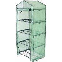 Monstershop Greenhouse 4 Tier with PE Cover in Green