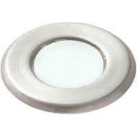 Loops IP67 Outdoor LED Ground Light 0.8W Daylight White Steel Flush Decking Floor Lamp