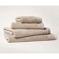 Homescapes Combed Egyptian Cotton Towel 700 GSM in Taupe