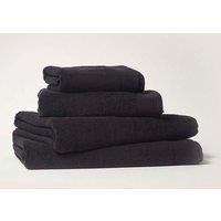 Homescapes Combed Egyptian Cotton Towel 700 GSM in Black