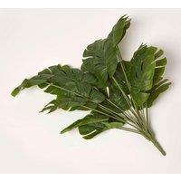 Homescapes Green Monstera Leaf Single Stem 68cm