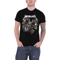 Metallica Skull Moth T-Shirt in Black | Size: XL