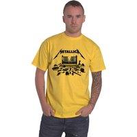Metallica M72 Seasons Simplified CoverT Shirt in Yellow | Size: XL
