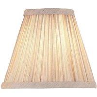 Loops 6 Luxury Round Tapered Lamp Shade Cream Pleated Organza Modern Elegant Drum