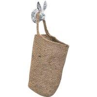 Melody Maison Jute Hanging Basket 40cm X 28cm in Light Brown | Size: 40 cm X 28 cm