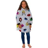 Disney Marvel Comics Faces Hooded Wearable Fleece | Size: Medium
