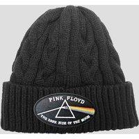 Pink Floyd Dark Side Of The Moon Black Border Cable Knit Beanie Hat