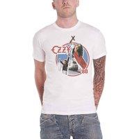 Ozzy Osbourne Blizzard of Ozz 80's T-Shirt in White | Size: XL