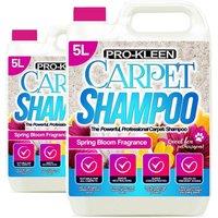 ProKleen Carpet Cleaning Shampoo Odour Remover Spring Bloom Fragrance 2 x 5L in White