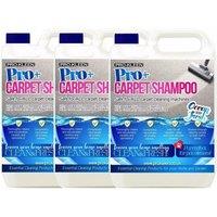 ProKleen Carpet Cleaning Shampoo Odour Remover Ocean Fresh Fragrance 3 x 5L in White