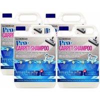 ProKleen Carpet Cleaning Shampoo Odour Remover Ocean Fresh Fragrance 4 x 5L in White
