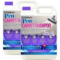 ProKleen Carpet Cleaning Shampoo Odour Remover Lavender Fragrance 2 x 5L in White