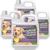 ProKleen Artificial Grass Cleaner Disinfectant 4 x 1L Lavender Fragrance in Clear