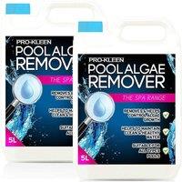ProKleen Pool Algae Remover Removes & Prevents Algae Growth 2 x 5L in Clear