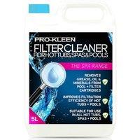 ProKleen Hot Tub, Swimming Pool & Spa Filter Cartridge Cleaner 1 x 5L in Clear